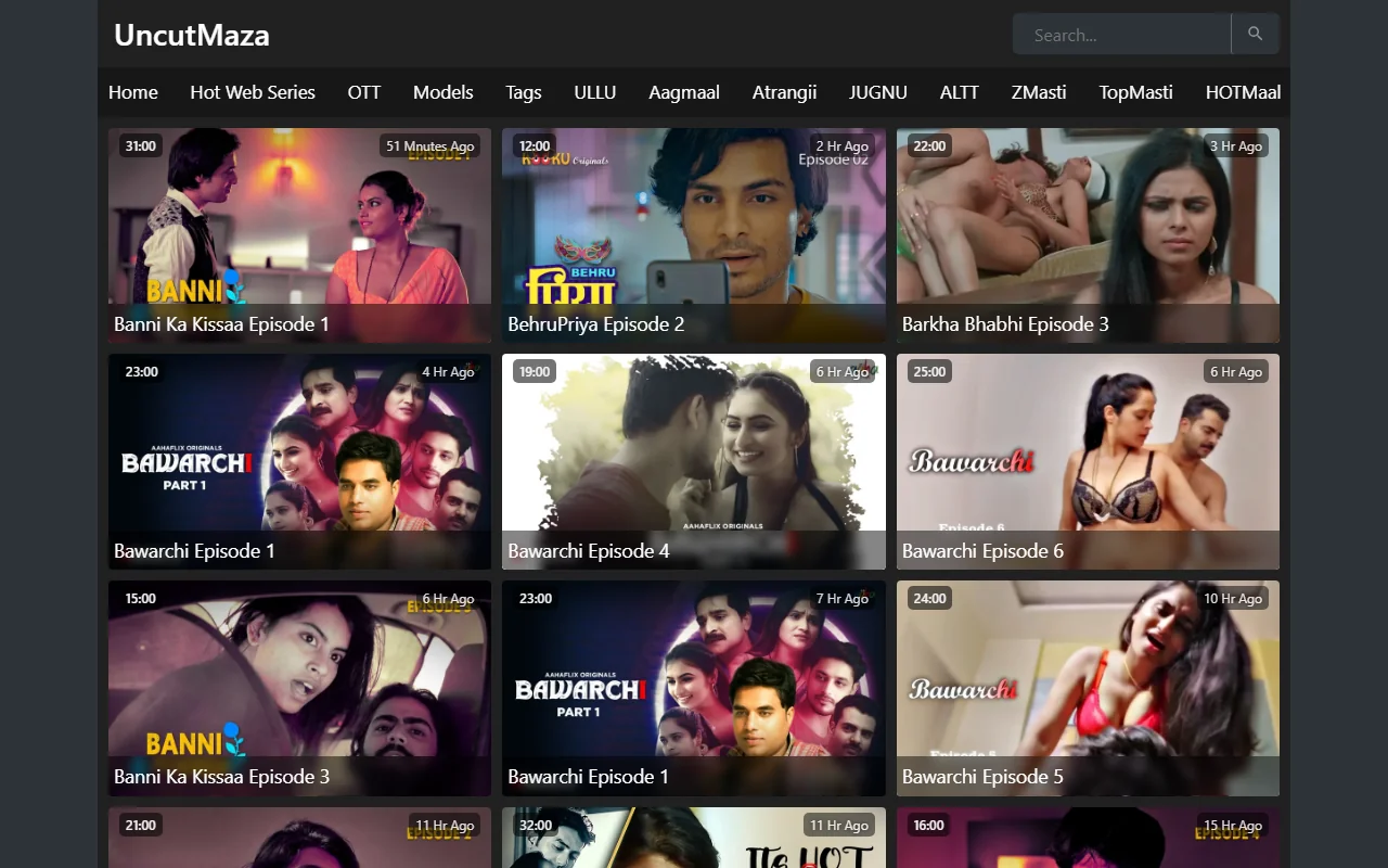 Screenshot of Uncutmazacomco Review